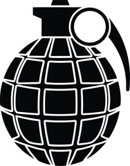 Silhouette of a Grenade