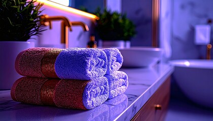 Luxury Bathroom Towels Soft, Plush, and Beautifully Rolled