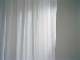Obraz premium white curtains