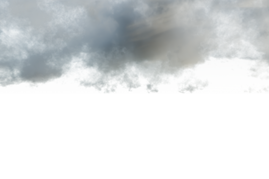 light gray and white sky above it. The sky shows subtle variations in tone and texture, suggesting clouds or atmospheric phenomena. The overall mood is muted and somewhat mysterious