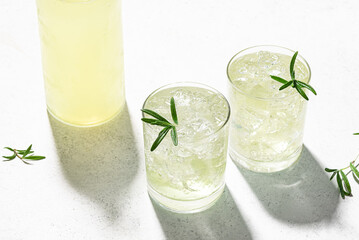 Ginger Ale or Ginger Beer with Rosemary