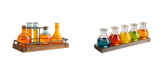 Chemical experiment setup laboratory laboratory equipment professional science innovation cut out set png