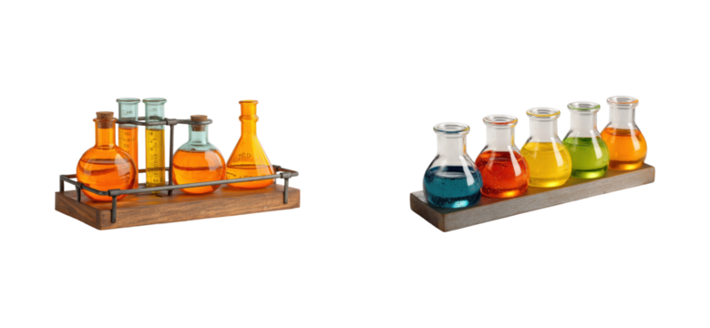 Chemical experiment setup laboratory laboratory equipment professional science innovation cut out set png