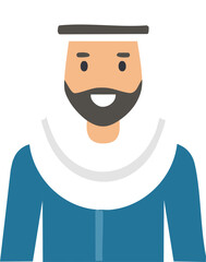 arab man vector