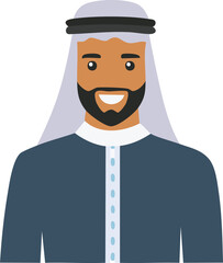 arab man vector