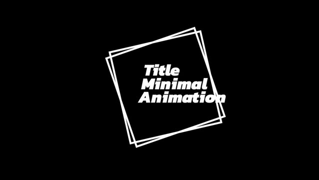 Minimal Title 4