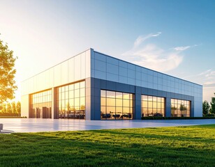 modern office building