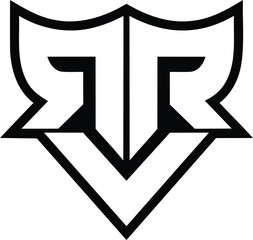 RR lettermark logo
