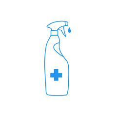 disinfectant spray bottle icon