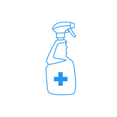 disinfectant spray bottle icon