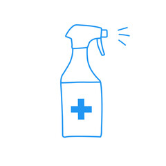 disinfectant spray bottle icon