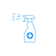 disinfectant spray bottle icon