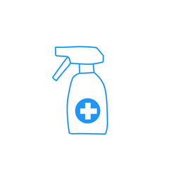 disinfectant spray bottle icon
