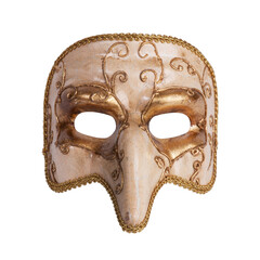 Vintage carnival mask with a long nose.