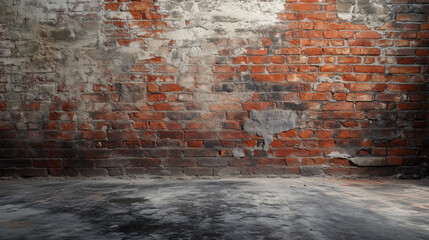 empty wall and wooden floor with glare from the window. Interior background for mockup or presentation