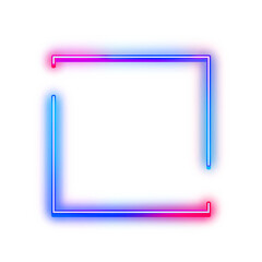 Neon Frame Border