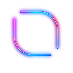 Neon Frame Border
