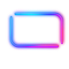 Neon Frame Border