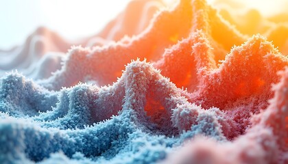Abstract Colorful Sand Dune Texture Background