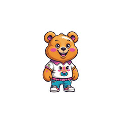 teddy bear with a red heart