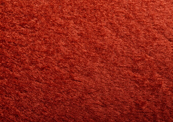 Brick colored felt fabric texture background