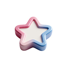 Colorful Star-Shaped Soap Design in Pastel Pink and Blue with Smooth Texture for Creative Crafts and Decorations