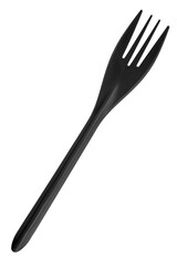 Plastic fork isolated