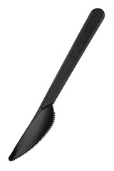 Plastic knife isolated