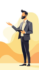 Businessman Presenting