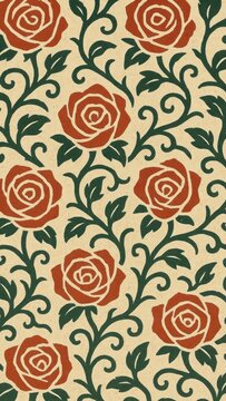 Vintage floral elegance design