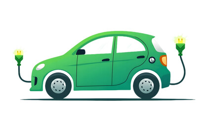 Naklejka premium eco car concept