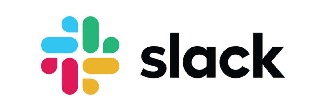 Slack logo icon vector isolated on white.