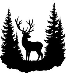deer in the forest