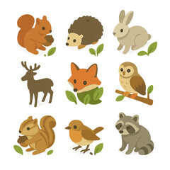 Naklejka premium set of animals
