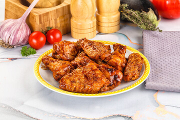Buffalo chicken wings barbecue sauce