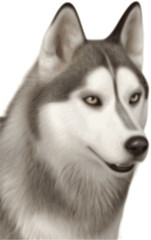 Dog head vector illustration