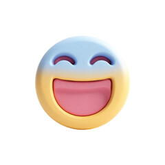 Fototapeta premium Colorful and Cheerful Smiley Face Emoji with Bright Expressions and Playful Design