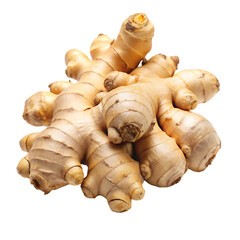 ginger root isolated on white background