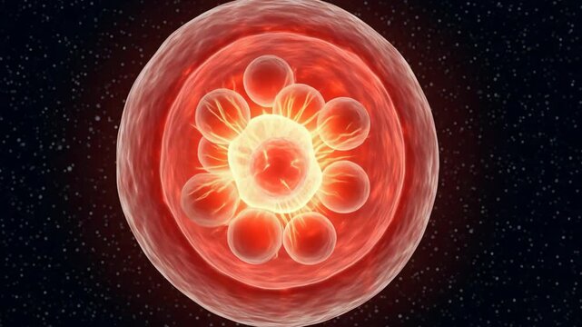 Animated Cell Division: A Dynamic Visual of Fertilization