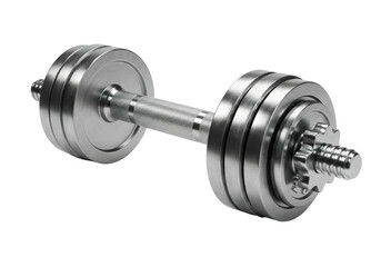 Isolated Chrome Dumbbell with Adjustable Weights