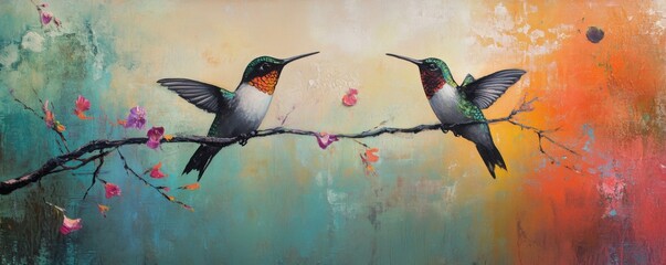 Two Hummingbirds Branch
