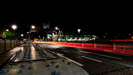 Nighttime traffic movement