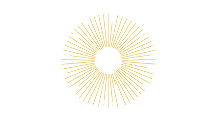 Radiant sunburst vector illustration for modern graphic design