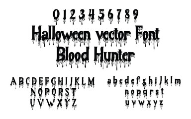 Horror Vector Typeface for Halloween Designs

