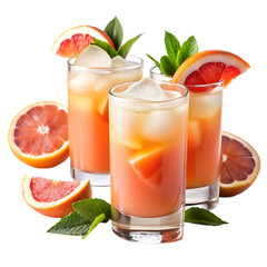 grapefruit and juice