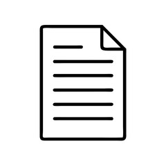 document paper file icon design
