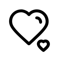 favorite love red heart icon design