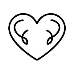 favorite love red heart icon design