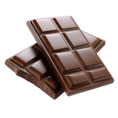 Obraz premium Delicious Dark Chocolate Bar with Smooth Texture and Rich Flavor Perfect for Sweet Treats and Desserts