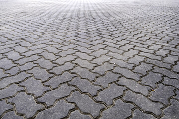 Asphalt street floor